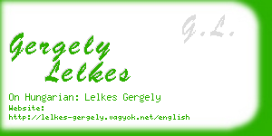 gergely lelkes business card